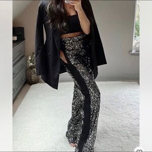 Zara Sequin Pants